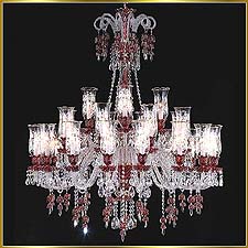 Crystal Chandeliers Model: MD88037-28- RED 